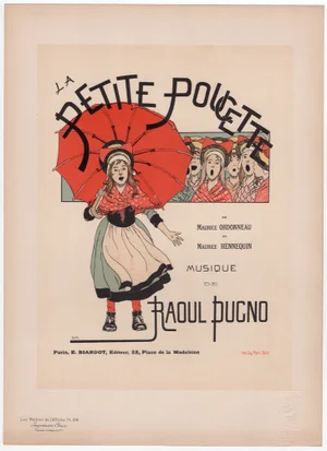 Maurice B. de Monvel, La Petite Poucette from Les Maîtres de L'Affiche, 1898, Original Lithograph