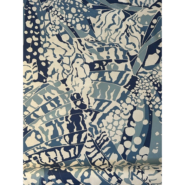 French Anna French Af9859 Puccini Navy Fabric 8 1/4 Yard For Sale - Image 3 of 4