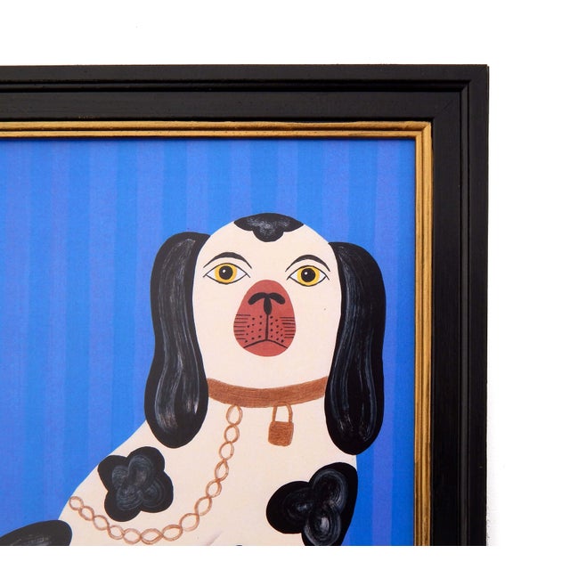 Matt Rix, Staffordshire Spaniel Prints, 2000s, Ink & Paper, Set of 2, Framed For Sale - Image 11 of 15