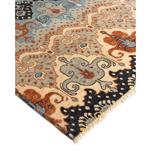 Kazak rugs have been sought after for generations, their unique design aesthetic a captivating combination of tribal...