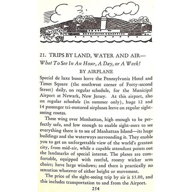 "All About New York: An Intimate Guide" 1931 James, Rian For Sale - Image 12 of 13
