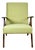 B-310 Var Armchair in Green Olive Velvet, 1970s For Sale