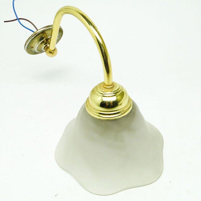 Vintage Wall Lamps in Metal, 1980s, Set of 3 For Sale - Image 3 of 5