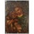 19th Century Mexican Folk Art Retablo on Metal of St. Joseph and Baby Jesus For Sale