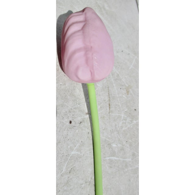 German Art Deco Glass Tulip For Sale - Image 4 of 4