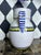 La Menora Talavera Spanish Hand-Painted Ceramic Wall Candle Sconce For Sale - Image 4 of 12