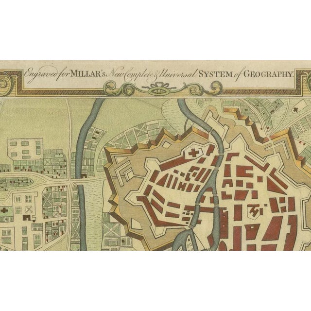 Decorative Map of Hanover by Lodge, 1785 For Sale - Image 4 of 6