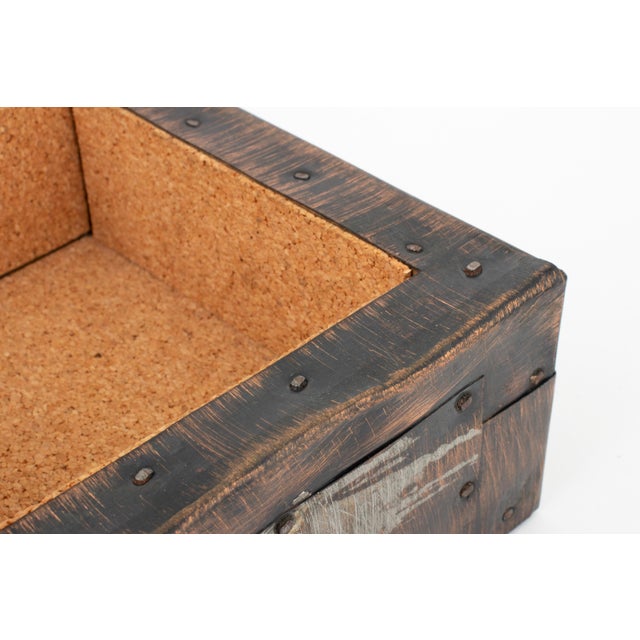 Metal Mixed Metal Patchwork Box by Paul Evans For Sale - Image 7 of 15