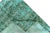 Emerald Vintage Distressed Handmade Green Emerald Wool Rug 6'9" X 9'8" For Sale - Image 8 of 10