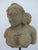 Antique Rajasthan style Hindu bust. Carved stone Apsara or Devata statue. Devatas and Apsaras are divine or semi-divine...