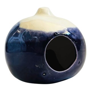 Small Gourd Shaped Pottery Bowl For Sale