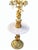Victorian Rare Vintage Hollywood Regency Figural Cherub Candelabra Floor Lamp With Integrated Marble Table Available Now at Vintage Royale Usa. For Sale - Image 3 of 7