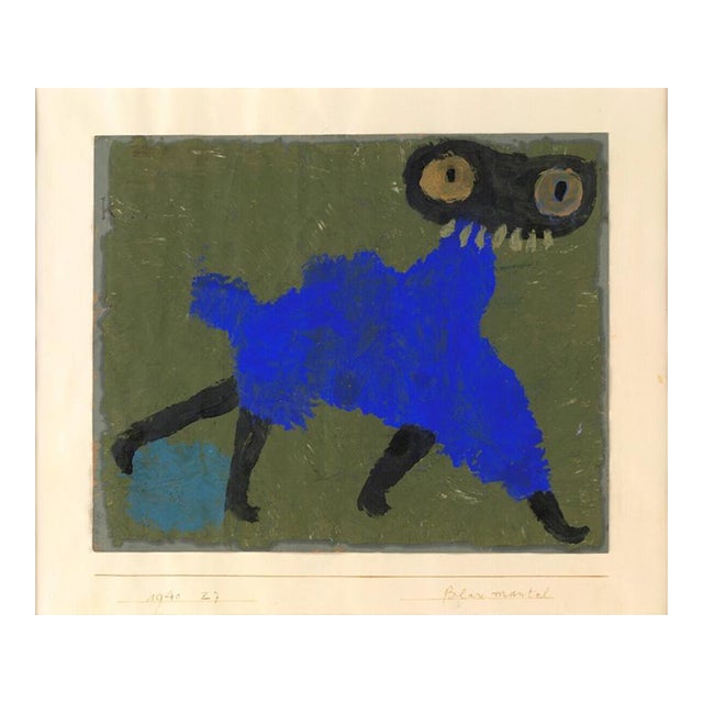Paul Klee 'Blue Coat' Archival Pigment Print Unframed Reproduction For Sale