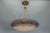 Art Nouveau Violet and Amber Glass and Brass Pendant Light, France, 1920 For Sale - Image 13 of 18