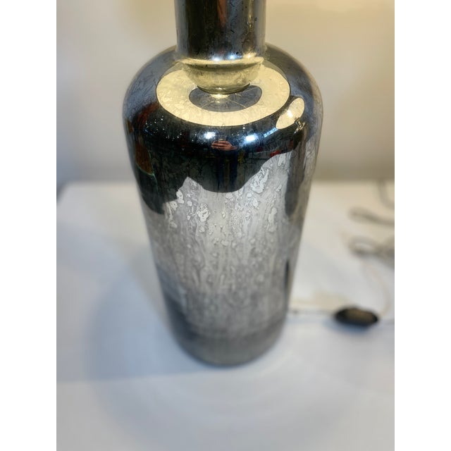 Pair of Restoration Hardware Mercury Glass Table Lamps (Discontinued) Rare and highly sought after, this pair of 19th-...