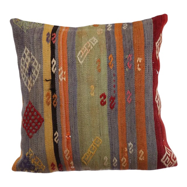 Decorative Handmade Kilim Pillow Cover For Sale