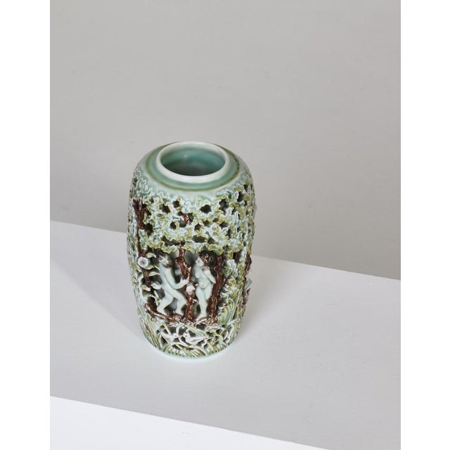 Art Nouveau Vase attributed to Bode Willumsen for Royal Copenhagen, 1946 For Sale - Image 12 of 15