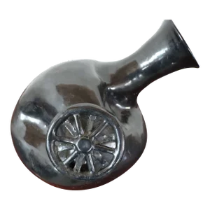 Glazed Cannon Vase
