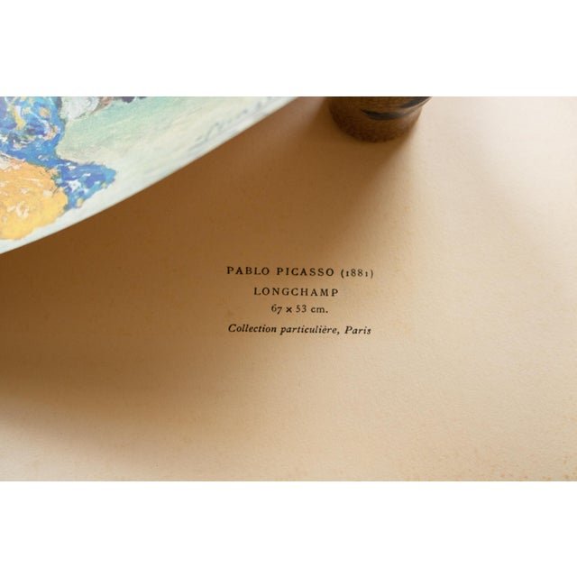 1940s After P. Picasso, "Longchamp" First Edition Period Swiss Offset Lithograph For Sale In Dallas - Image 6 of 8