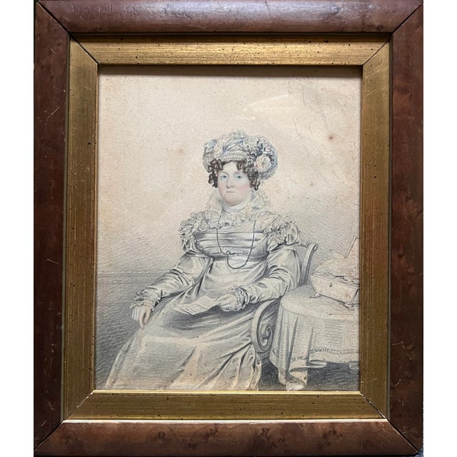 Circa 1790 - 1810, unique original pieces of artwork attributed to miniature portrait artist Henry Edridge, Royal...
