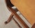 Set of Eight French Provincial Leather Oak Curule Dining Chairs For Sale - Image 15 of 18