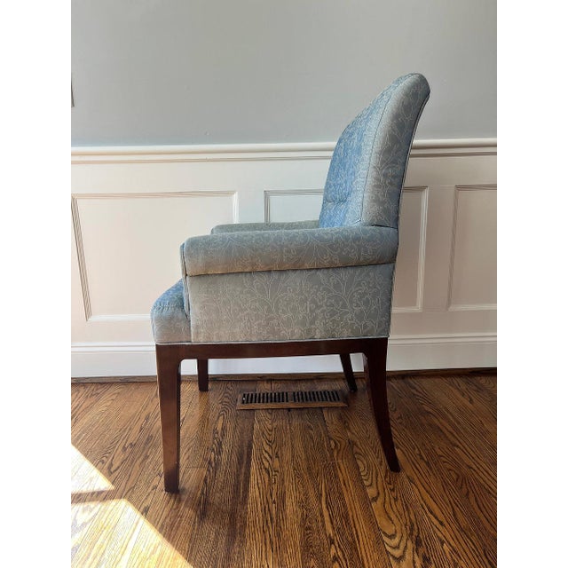 Slate Gray Thom Filicia for Baker Arm Chairs For Sale - Image 8 of 9