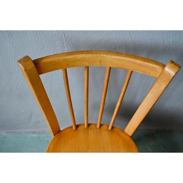 Mid-Century Modern Children's Bistro Chair from Baumann, 1950s For Sale - Image 3 of 9
