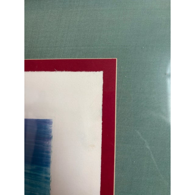 Large Framed Wall Art Signed by Artist For Sale In Chicago - Image 6 of 9