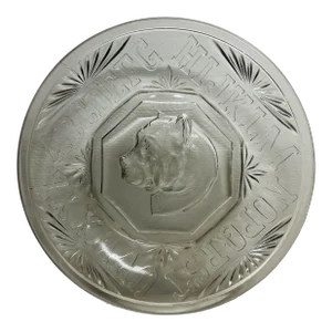 1890 Victorian Bulldog Dog Alphabet Plate