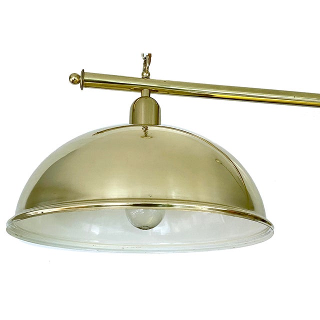 Large Vintage Pendant Light in Brass from Honsel, 1960s For Sale - Image 9 of 18