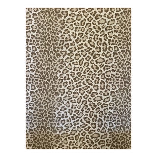 Colefax & Fowler Fabric 'Panthera Chinchilla 6 Yards Linen Blend For Sale