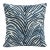 20" Indoor/Outdoor Pillow in Blue Washed Zebra For Sale In Chicago - Image 6 of 6