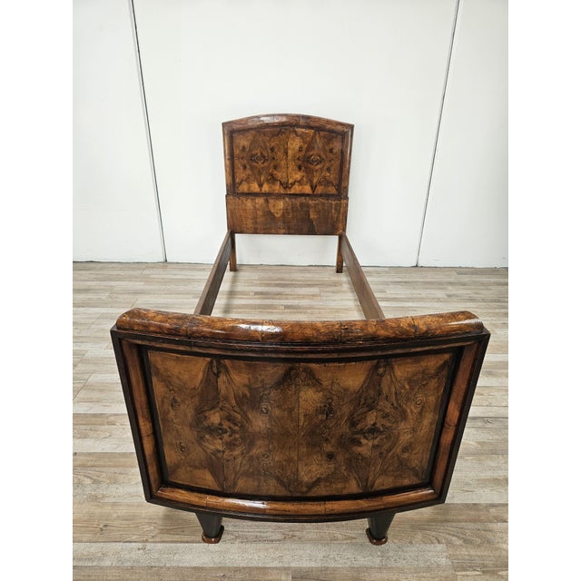 Art Deco Tuscan Single Bed in Briar, 1940 For Sale - Image 15 of 15