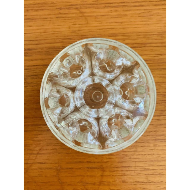 Silver Vintage French Flower Frog Vases with Pewter Holders, 1960s, Set of 2 For Sale - Image 8 of 18