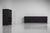Black Graphic Sideboard in Black from Maison Aurora, Belgium, 1975 For Sale - Image 8 of 18