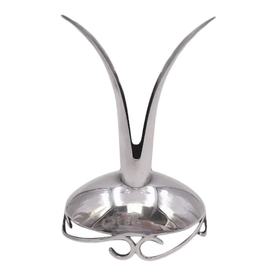 Mid-Century Modern Sciarrotta for Bailey, Banks & Biddle Sterling Silver Candlestick For Sale