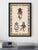 Beige Atelier Aria Lumae Hopi Kachina Ritual Figures Companion Three Piece Gallery Board Set 18" X 27" For Sale - Image 8 of 18