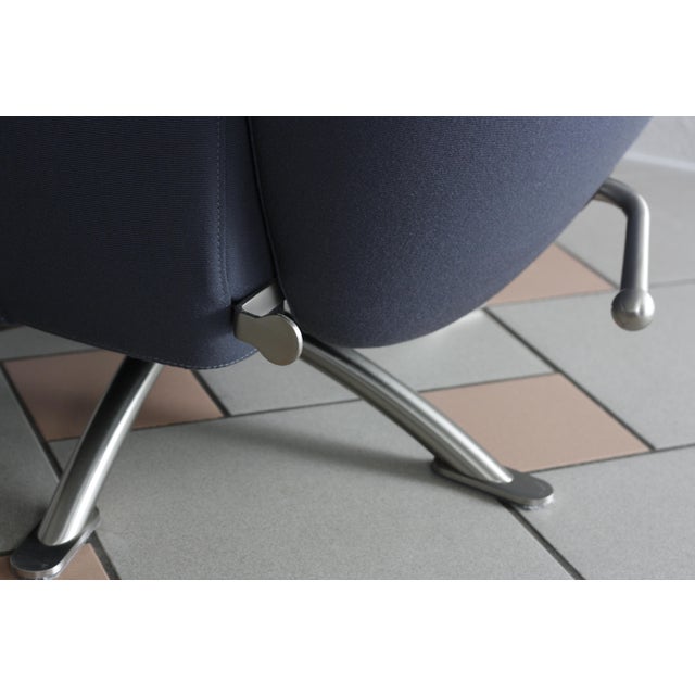 Modern Dodo K 10 Lounge Chair in Duca Anthracite Fabric by Tohiyuki Kita for Cassina, 2000s For Sale - Image 3 of 15