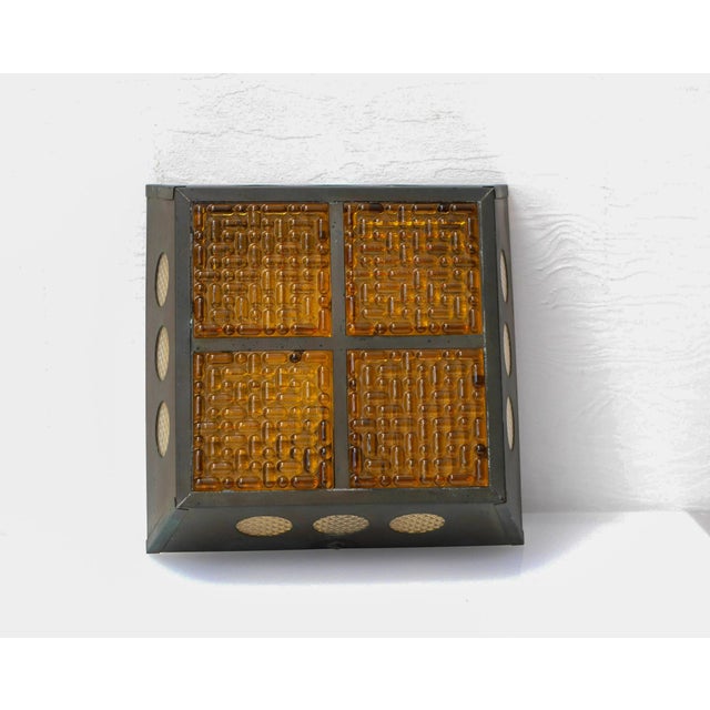 Copper and Glass Sconce by Nils Ledung for Bankeryd For Sale - Image 4 of 13