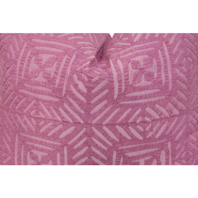 Indian Orchid Handmade Pillow Cover For Sale - Image 3 of 7
