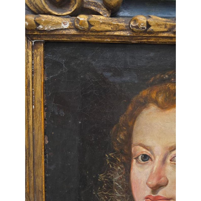 Circle of Juan Pantoja de la Cruz, Portrait of a Lady of the Spanish Court, 16th Century, Oil Painting For Sale - Image 10 of 13