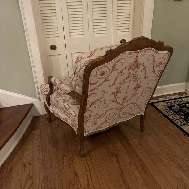 Louis XV Style Bergere Chairs - Two Available For Sale - Image 6 of 6