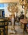 French Louis XVI Style Pedestal Candelabra With Gold Leaf Floral Details & Gilded Bronze Accents For Sale - Image 3 of 5