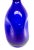 1950s Cobalt Blue Glass Hand Blown Heavy Carafe For Sale - Image 4 of 13