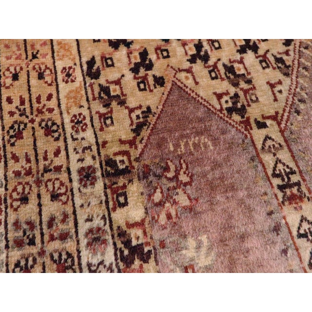 Early 20th Century Galerie Shabab Collection Early 20th Century Turkish Sivas Throw Rug For Sale - Image 5 of 8