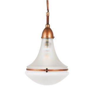 Vintage German Industrial Pendant Lamp by Peter Behrens for Behr, 1920s For Sale
