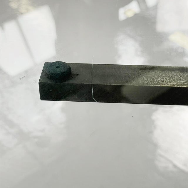 Italian Modern Metal and Glass Cuginetto Coffee Table by Enzo Mari for Driade, 1970s For Sale - Image 15 of 18