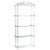 Transparent Neoclassic Modern Lucite and Brass Etagere For Sale - Image 8 of 8