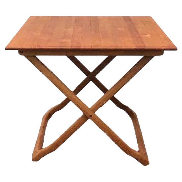 Mid-Century Danish Teak Folding Table from Juul Kristensen For Sale