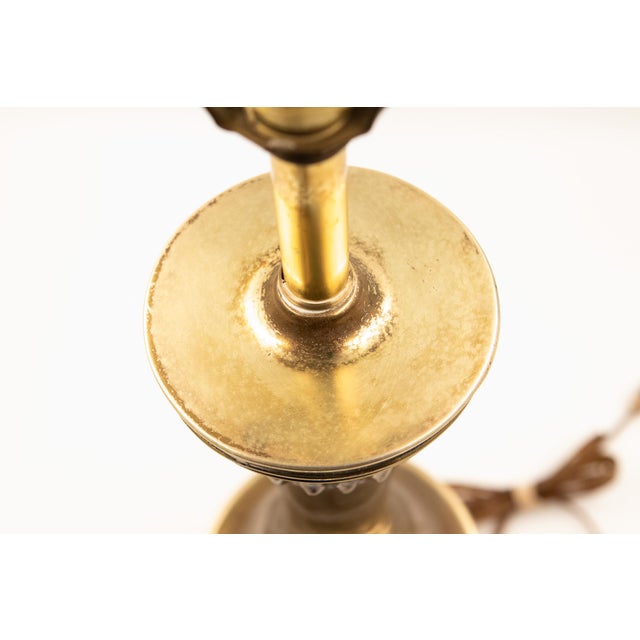 Stiffel 1960s Hollywood Recency Stiffel Brass Lamp For Sale - Image 4 of 7
